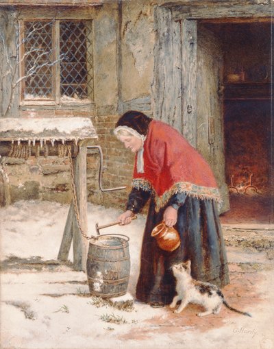 Een Winterochtend door George Hardy