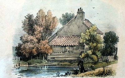 Bij Shepherds Bush, Middlesex, gepubliceerd 1831 door S & J Fuller door George Harley