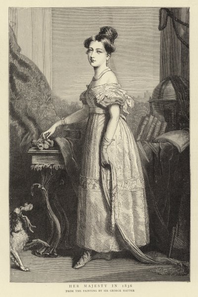 Hare Majesteit in 1836 door George Hayter