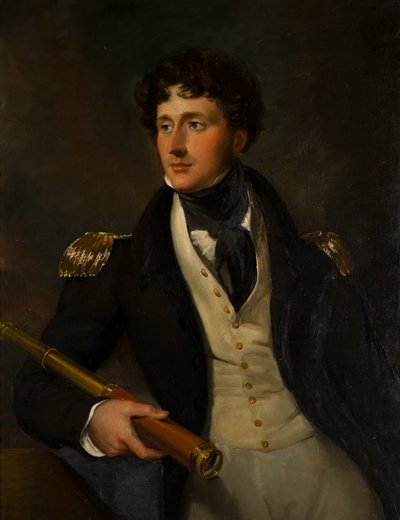 Portret van kapitein de Hon. Charles Bridgeman door George Hayter