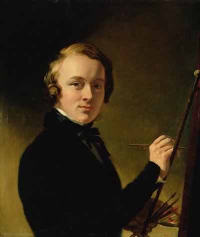 Zelfportret van de kunstenaar door George Hayter