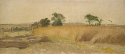 Studie van een Korenveld door George Hemming Mason