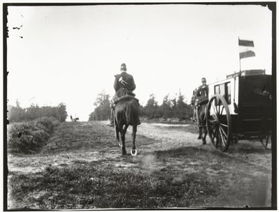 Gele Rijders te paard in de buurt van Arnhem door George Hendrik Breitner