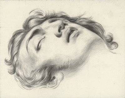 Hoofd van een stervende man door George Hendrik Breitner