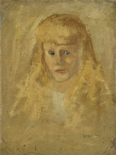 Marie Anne Henriette Breitner (geb.1882-06-14), de halfzus van de schilder door George Hendrik Breitner