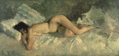 Liggend naakt, ca. 1887 door George Hendrik Breitner