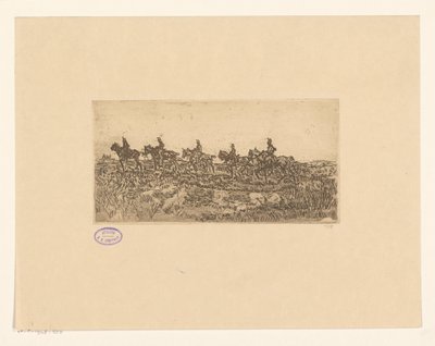 Veldartillerie door George Hendrik Breitner