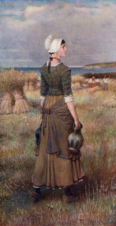 Evangeline door George Henry (after) Boughton