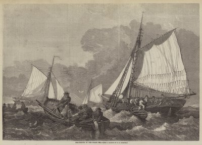 Kabeljauw vissen in de Noordzee door George Henry Andrews