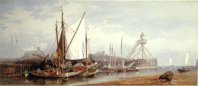 Nederlandse Vissershaven door George Henry Andrews