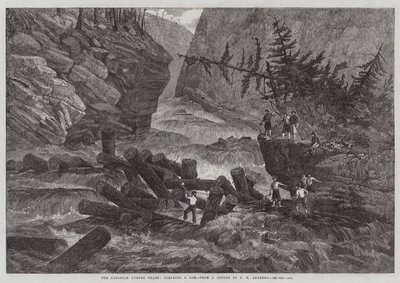 De Canadese Houthandel, het opruimen van een Blokkade door George Henry Andrews
