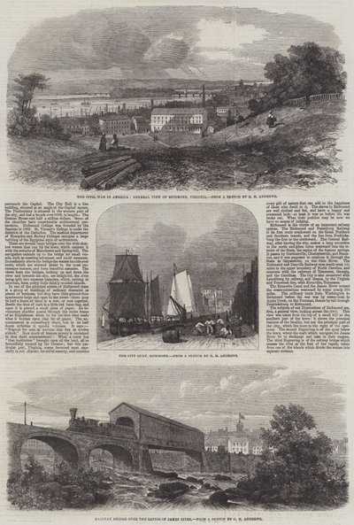 De Burgeroorlog in Amerika door George Henry Andrews