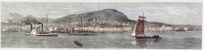 Uitzichten op de Stad Montreal, Canada Oost door George Henry Andrews
