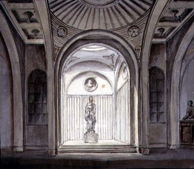 Een Beeldengalerij Interieur door George Henry Bailey