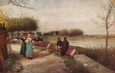 Een Uitwisseling van Groeten, c1900 door George Henry Boughton