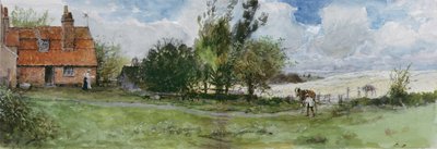 Studie voor Thuis Naderen door George Henry Boughton
