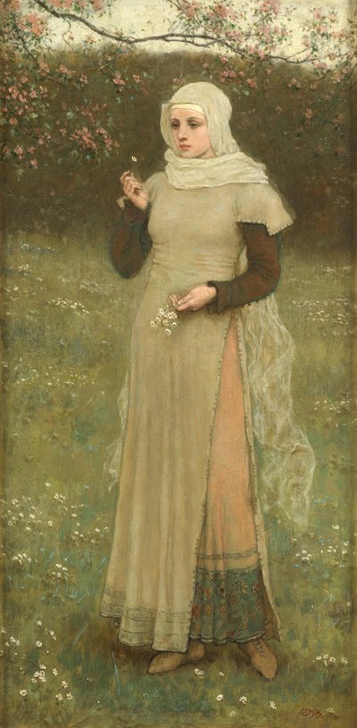 De bloem door George Henry Boughton