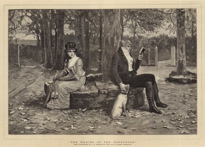 Het afnemen van de huwelijksreis door George Henry Boughton