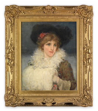 Vrouw, halve lengte door George Henry Boughton