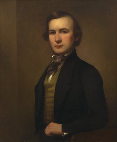 George Henry Durrie Zelfportret door George Henry Durrie
