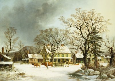 Zeven Mijlen naar Salem door George Henry Durrie