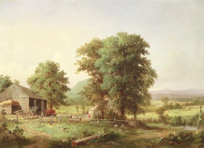 Zomerlandschap, 1862 door George Henry Durrie