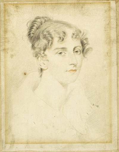 Portret van Ann Denman Flaxman door George Henry Harlow