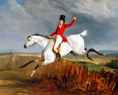 Heer op zijn grijze jager door George Henry Laporte