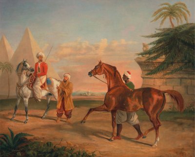 Mameluke koopt een Arabische hengst door George Henry Laporte
