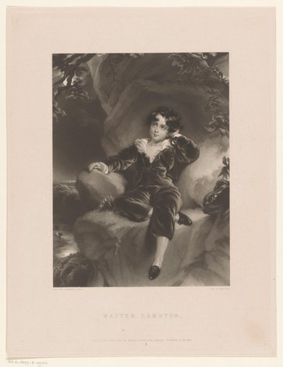 Portret van Charles William Lambton door George Henry Phillips