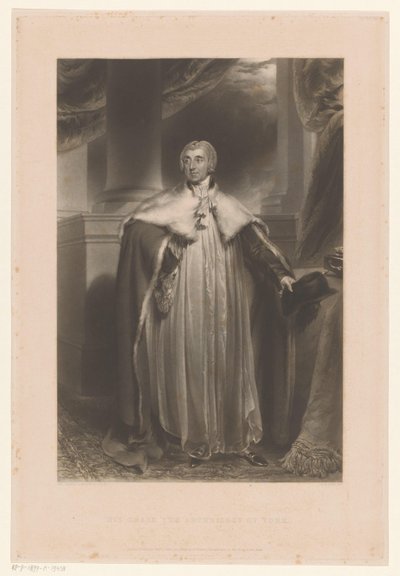 Portret van Edward Venables-Vernon-Harcourt door George Henry Phillips