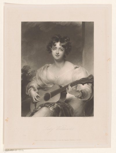 Portret van Elizabeth Black door George Henry Phillips