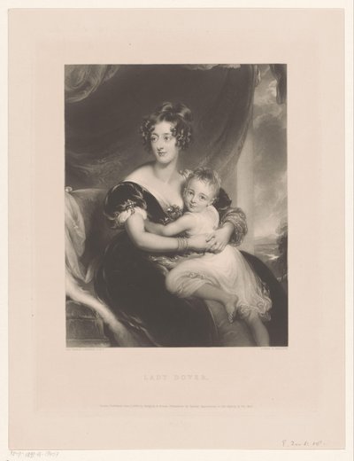 Portret van Georgiana Agar-Ellis door George Henry Phillips