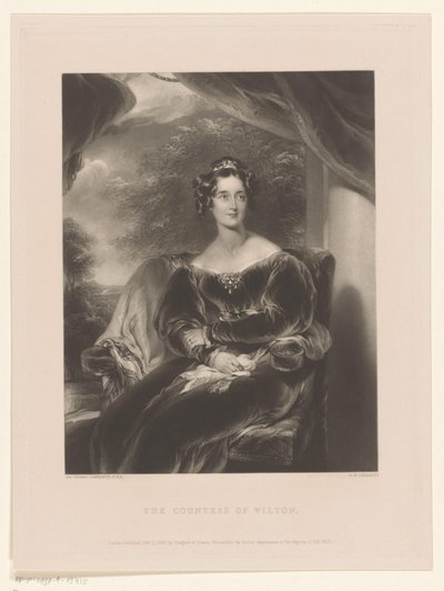 Portret van Mary Margaret Stanley door George Henry Phillips