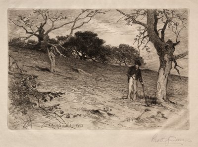 Een oude New England boomgaard, 1883 door George Henry Smillie