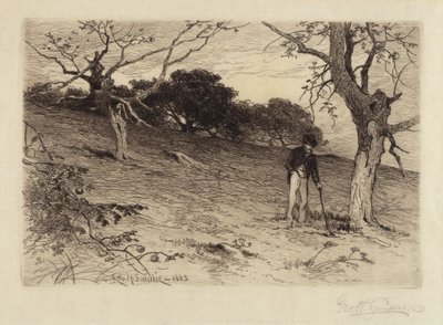 Oude New England Boomgaard door George Henry Smillie