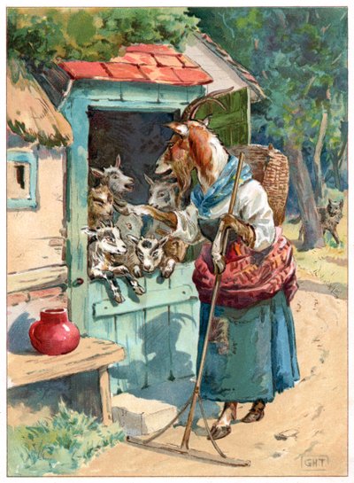 Moedergeit en haar kleintjes, illustratie uit 