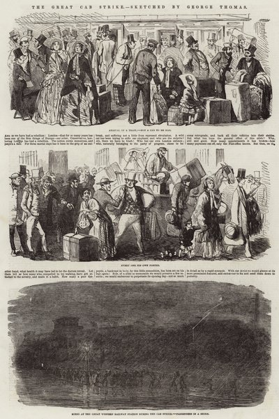 De grote cab-staking door George Housman Thomas