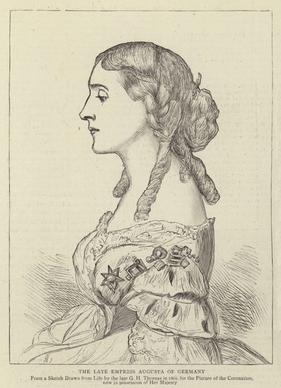 De Laatste Keizerin Augusta van Duitsland door George Housman Thomas