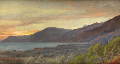Uitzicht vanaf Bordighera, 1882 door George Howard