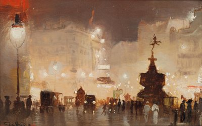 Piccadilly Circus door George Hyde Pownall