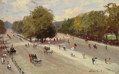 Rotten Row, Hyde Park Corner door George Hyde Pownall