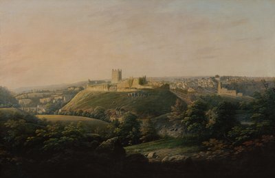 Een Uitgebreid Zicht op Richmond, Yorkshire door George I Cuitt
