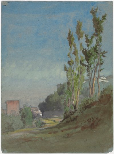 Albano, Italië door George Inness