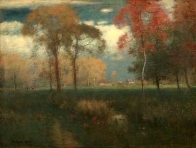 Zonnige Herfstdag door George Inness