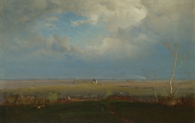 Schemering in Italië door George Inness