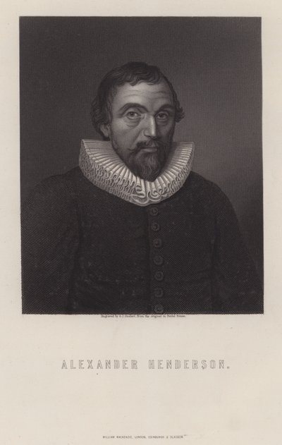 Alexander Henderson, Schotse theoloog door George J. Stodart