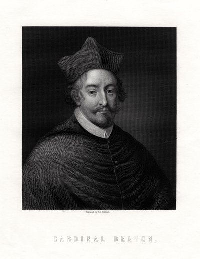 Kardinaal David Beaton, ca. 1494-1546, Schotse kardinaal en aartsbisschop van St Andrews door George J. Stodart