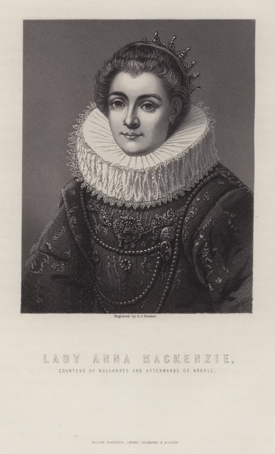 Lady Anna Mackenzie, Gravin van Balcarres en later van Argyll door George J. Stodart