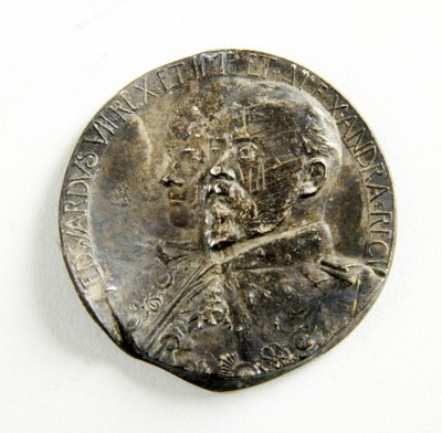 Medaille ter herdenking van de kroning van Edward VII en koningin Alexandra door George James Frampton